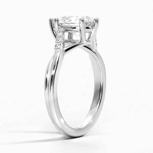 Bague BOJ 039 en argent 925, taille poire, avec halo de diamants, 2 carats, couleur D, VVS1, Moissanite certifiée GRA, prix bas, en promotion - Product Image 2