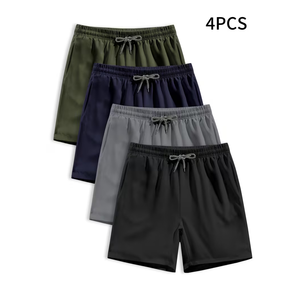 Shorts al por mayor para adultos, tela transpirable, estampado clásico, estilo liso, diseño y logotipo personalizados - Product Image 1