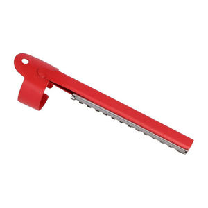 Red Handle Stainless Steel Finger <b>Ring</b> Razor Barber Hair Shaving <b>Ring</b> Razor Single Blade Finger <b>Ring</b> Style Non-Disposable Razor - Product Image 1