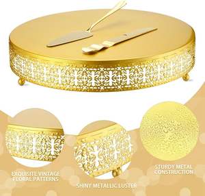 ขาตั้งเค้กสุดเก๋สำหรับงานแต่งงานและเค้กวันเกิด เหมาะสำหรับการจัดแสดงในร้านเบเกอรี่และการจัดงานปาร์ตี้ - Product Image 3