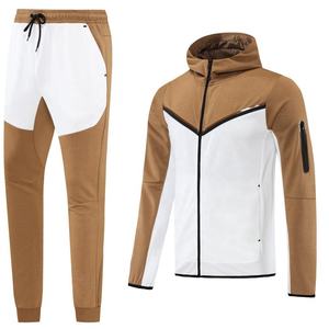 Econex Sports Sweats à capuche de gym de haute qualité pour hommes, ensembles de fitness chauds pour l'hiver, doux pour la peau, couleurs contrastées en pur coton modèle 2025 - Product Image 5