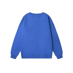 Sweat-shirt d'hiver pour homme à col rond, pull-over athlétique uni, coupe-vent, en mélange de coton écologique, sweat-shirt premium épais - Product Image 2
