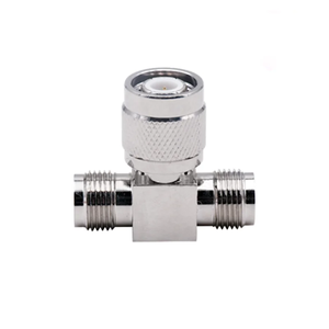 Adaptateur en T de type N, femelle vers mâle vers femelle, coupleur coaxial RF 3 voies, 50 ohms, connecteur répartiteur en T en laiton massif - Product Image 5