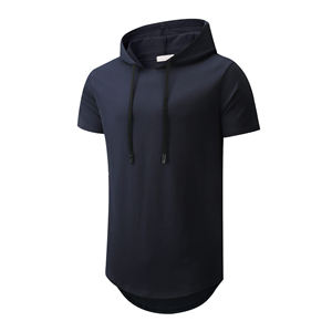 Camiseta Deportiva Ligera con Capucha para Hombre, Camiseta Transpirable para Gimnasio, Fitness, Running, Ropa Casual de Calle - Product Image 3