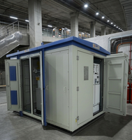 Sous-station compacte industrielle extérieure 1000 kVA refroidie à l'huile 20 kV 400 V avec système de commutation HT/LT à enroulement en cuivre de marque