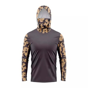 Wholesale Custom Quick Dry Fishing Wear Long Sleeve UPF 50+ UV Protection Hoodie and Shirt for <b>Outdoor</b> Sports - Product Image 3