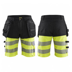 Vêtements de travail sur mesure, shorts de sécurité avec poches cargo, bande réfléchissante, sécurité routière, haute visibilité, shorts de sécurité pour la construction - Product Image 1