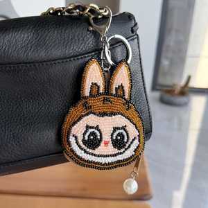 Popular Coin Pouch Handmade Beaded Coin Purse with Detachable <b>Ring</b> for Gameday Money Storage and Cards - Product Image 5