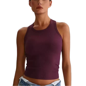 Top Deportivo de Yoga para Mujer con Espalda Cruzada, de Secado Rápido, Sin Costuras, de Poliéster, para Gimnasio y Entrenamiento - Product Image 3