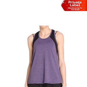 Camiseta sin mangas para mujer, control de humedad y absorción del sudor, suave y transpirable, chaleco sin costuras de microfibra, moldeador corporal. - Product Image 1