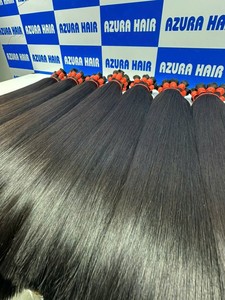 Soldes à partir de 15%!!! Cheveux naturels noirs ondulés de couleur trame 100% cheveux humains vietnamiens bruts pas d'enchevêtrement pas de perte de gros - Product Image 3