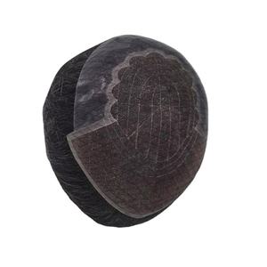 Peluca de Cabello Humano Remy con Ondas Corporales para Hombre Taz Hair BD THB 2025, 150% de Densidad, Frente de Encaje, Textura Lisa, Cabello Chino - Product Image 2