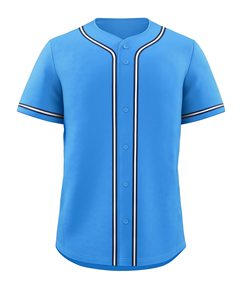 Unisex Blue <b>Baseball</b> Jersey High Quality <b>Baseball</b> Jersey for Practice, Training, and Casual Urban Fashion - Product Image 1