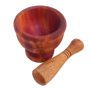 Wood Mortar And Pestle for <b>Grinder</b> <b>Herb</b> Tools Modern Design Kitchen Tools and Gadgets Custom Size Wood Mortar & Pestle - Product Image 2