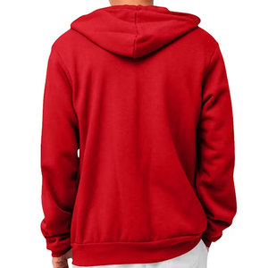 Sudadera con capucha Bella Canvas 3739 Retail Fit 100% algodón, forro polar de esponja para invierno, con cremallera completa, premium, lisa, unisex, para uso diario. - Product Image 2