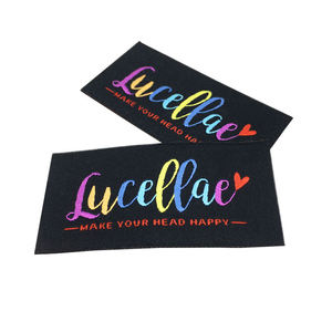 OEM 2026 Custom Colorful Logo Woven Label Design Self Adhesive woven label <b>Tags</b> for <b>Clothes</b> Made by TRIOTAKE INDUSTRY - Product Image 1