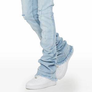 Pantalones Vaqueros de Mezclilla de la Mejor Calidad, Elegantes, Casuales, a la Moda, Diseño Personalizado, Corte Regular, Cómodos, Ropa Exterior, Pantalones Vaqueros para Hombre - Product Image 5