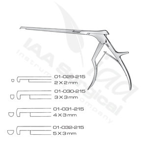 Pinces Kerrison Ferris Smith de 18 cm certifiées CE, de haute qualité, en acier inoxydable, pour la neurochirurgie, instrument médical - Product Image 1