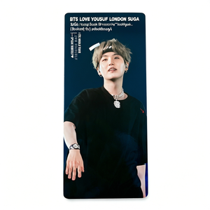 บีทีเอส เลิฟ ยัวร์เซลฟ์ ลอนดอน ทัวร์ ซูก้า ยองกี บุ๊คมาร์ค - Product Image 2
