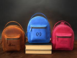 Luxury Genuine Leather Mini <b>Backpack</b> <b>Women</b> <b>Small</b> Real Laptop Bags & Cases Purse Vintage Designer Daypack LMBP-0001B - Product Image 6