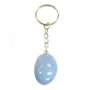 Llavero de cristal de Angelita de alta calidad, llavero caído de piedra Natural, regalo al por mayor para mujer - Product Image 1