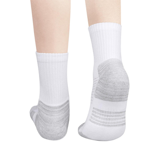 Calcetines Deportivos Blancos con Logotipo, Suela Antideslizante, Spandex/Nailon Transpirable para Baloncesto, Adultos, Ropa Deportiva de Primavera - Product Image 2
