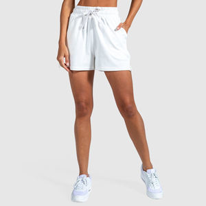 Shorts Deportivos de Verano para Mujer 2026, Tela Jersey 100% Algodón Peinado, Transpirables, de Secado Rápido, con Cierre de Cordón - Product Image 1