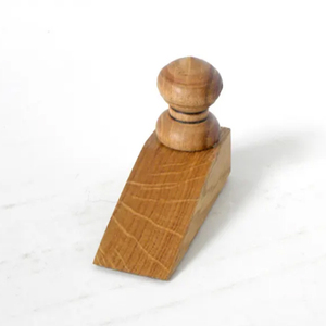 Wood & Leather Door <b>Stoppers</b> Wooden Door Stop Personalized Door Wedge with Engraving Solid Walnut Door Wedge Wooden Door Stops - Product Image 3
