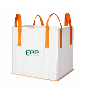 ถุงจัมโบ้ PP พลาสติกกันน้ำขนาดใหญ่พิเศษ 1000 กก. แบบ U-Panel พร้อมช่องจ่าย สำหรับเม็ดไม้ แป้ง และอาหารสัตว์ ลดราคาพิเศษ - Product Image 1