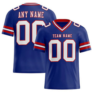 Maillot de sport personnalisé à col en V, vêtements d'équipe durables en polyester avec nom et numéro personnalisés sublimés, chemise pour homme - Product Image 2