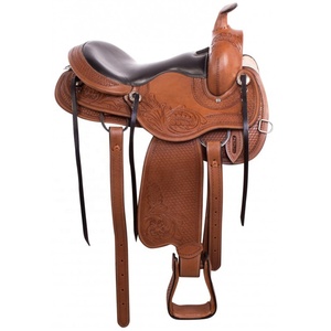 Meilleure qualité selle de cheval en cuir occidental, piste de plaisir, selle de cheval, harnais en cuir de vache épais argentinien - Product Image 1