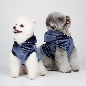 Dog Apparel VELVET HOODY Polyester Classic Lightweight Modern Cute Luxury Spring <b>Top</b> for Dogs and <b>Cats</b> classic cuts fashion week - Product Image 3