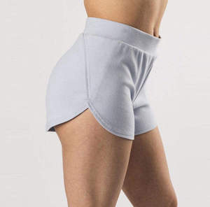 2026 Summer High Quality 100% Cotton Fleece <b>Shorts</b> <b>Women</b> Breathable Quick Dry Athletic Running <b>Shorts</b> for Gym & <b>Lounge</b> - Product Image 1