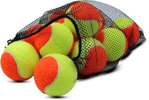 Balles de tennis de sport pressurisées à rebond élevé, en caoutchouc souple, unies, pour entraînement et compétition, deux couleurs - Product Image 4