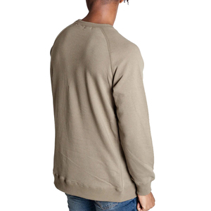 Men's <b>Hooded</b> Raglan Sleeve Sweatshirt Solid Color Zipper Detail Casual Pullover Oversized Fit <b>Fleece</b> Knitted Lined - Product Image 2