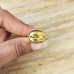 Modern Bohemia Cowrie Shell Brass <b>Ring</b> <b>Women</b> 18K Gold Plated Ocean Beach Jewelry Dainty Statement <b>Ring</b> - Product Image 4