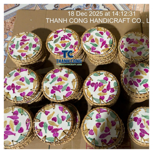 Sous-verres en nacre, accessoire de table élégant, exportateur de confiance, sous-verres en nacre du Vietnam - Product Image 1