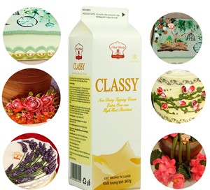 <b>Top</b> Seller Non Dairy Cream HALAL OEM/ODM High Quality <b>Classy</b> Whip Non-Dairy Topping Cream 907G Bulk Wholesale Price Bakery Using - Product Image 4