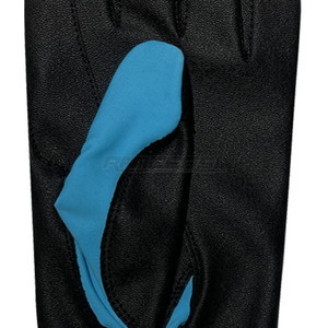 Gants d'équitation en cuir pour compétition, design à doigts complets avec couleur contrastée, sangle personnalisable avec logo, compatibles écran tactile - Product Image 6