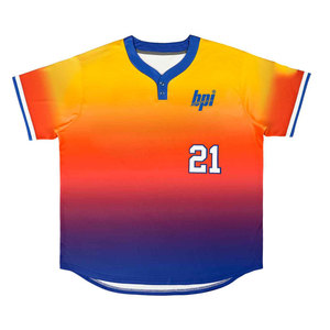 Maillot de baseball de style actuel, vente en gros de maillots de baseball, concevez votre propre maillot de baseball - Product Image 1