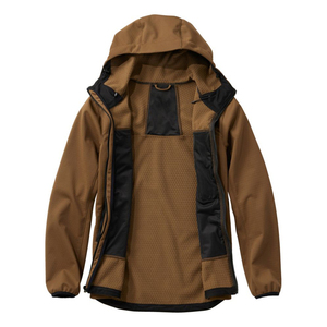 Men's Softshell Water-Resistant Hunting <b>Jacket</b>, Windproof Hooded Multi-Pocket, for Hunting - Product Image 3