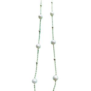 Collar de Perlas de Agua Dulce de Alta Calidad con Cadena de Clavícula Cielo Estrellado, Diseño Elegante y Sencillo de Plata S925 - Product Image 5