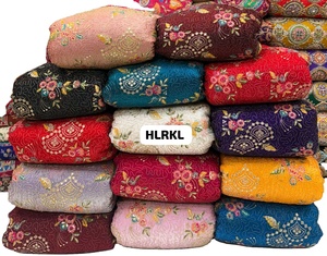 ผ้าปักเลื่อมแบบประณีตสิ่งทอระดับพรีเมียมผ้าปักลายสวยงาม - Product Image 1