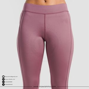 Leggings de yoga Mawra personnalisés à taille haute, extensibles dans 4 directions, écologiques et à séchage rapide pour la gym. Contrôle du ventre pour femmes - Product Image 2
