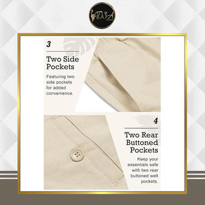 Pantalones de Lino para Hombre, de Invierno, Rectos, Holgados, Transpirables, Sostenibles, de Primera Calidad, Ligeros, al Por Mayor - Product Image 5