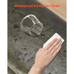 Banc de rangement moderne en similicuir PU avec pieds en métal, banc à chaussures pour entrée, tabouret et ottoman rembourrés - Product Image 6