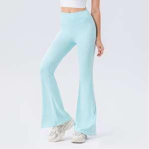 Leggings de yoga pour femme, taille haute, coupe évasée en V, les meilleurs leggings décontractés pour femme en provenance du Pakistan - Product Image 1