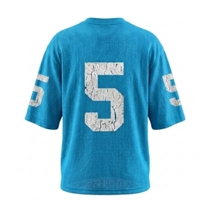 Quick Drying Premium Mesh Men <b>T</b> <b>Shirt</b> Screen Print Graphic Streetwear Oversized Sporty Fan <b>Shirt</b> Football Jersey Wholesale Price - Product Image 4