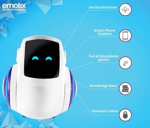Robot de Compañía Emotix Miko para Niños con Juegos Educativos y Panel de Control Parental - Product Image 2