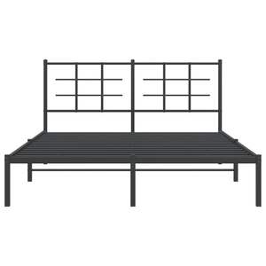 โครงเตียงเหล็กเคลือบสีดำขนาดคิงไซส์ เตียงโลหะ - Product Image 5